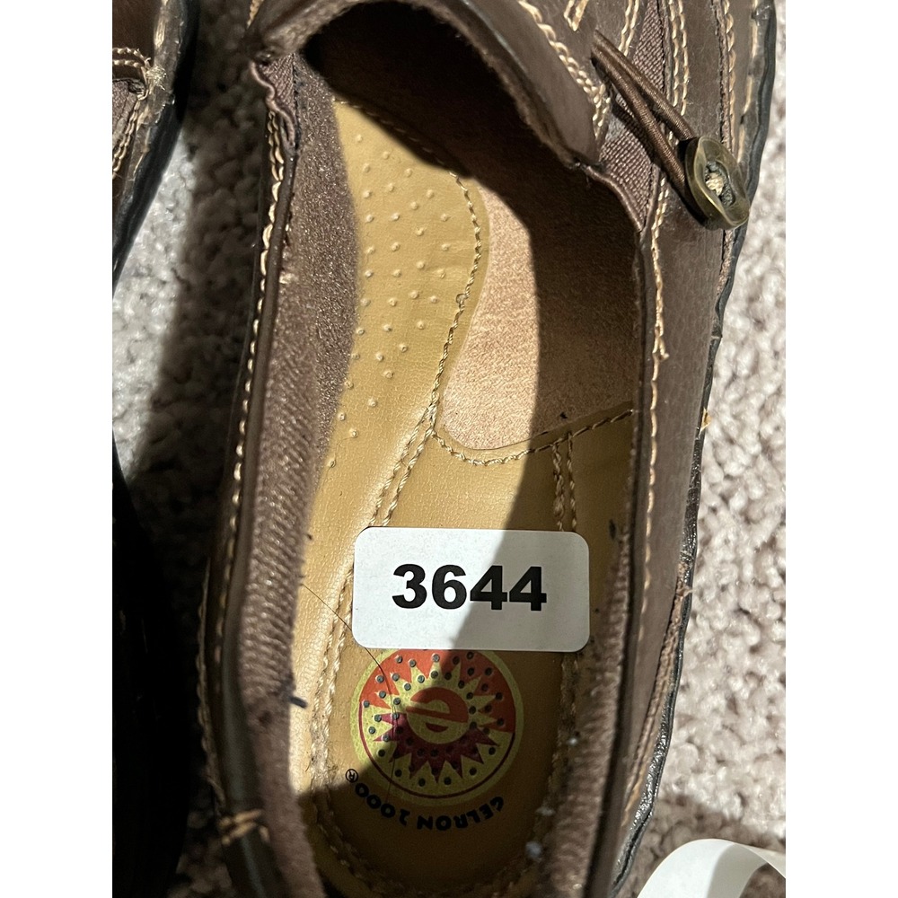 Earth Spirit Brown Leather Slip On Loafers WMES4320002 Womens 7.5 - Picture 9 of 10